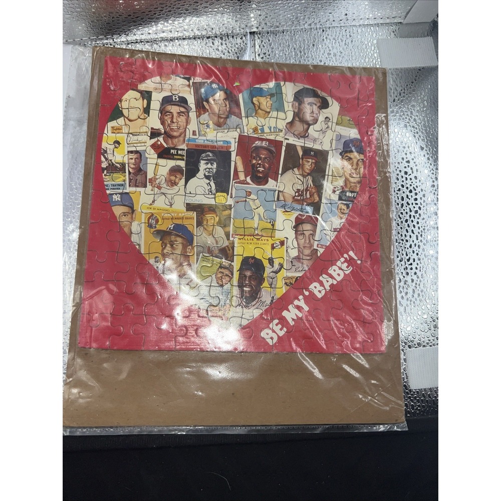 Vintage 1970s Sports Illustrated‎ Classic Baseball Trading Cards Puzzle Framed